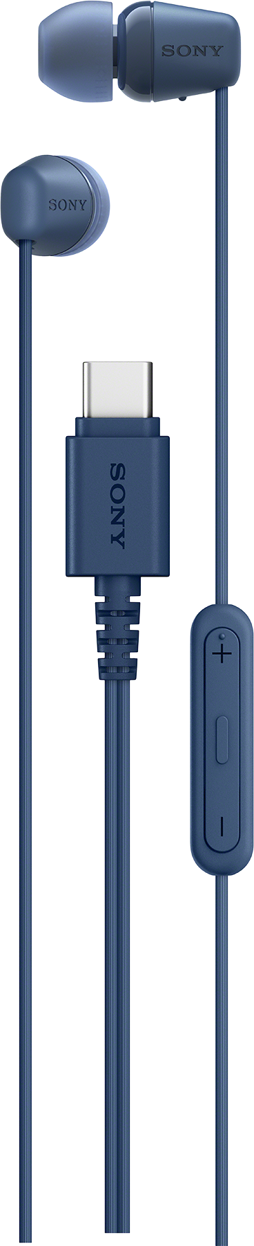 SONY IER-EX15C USB Type-C vezetékes fülhallgató mikrofonnal, kék