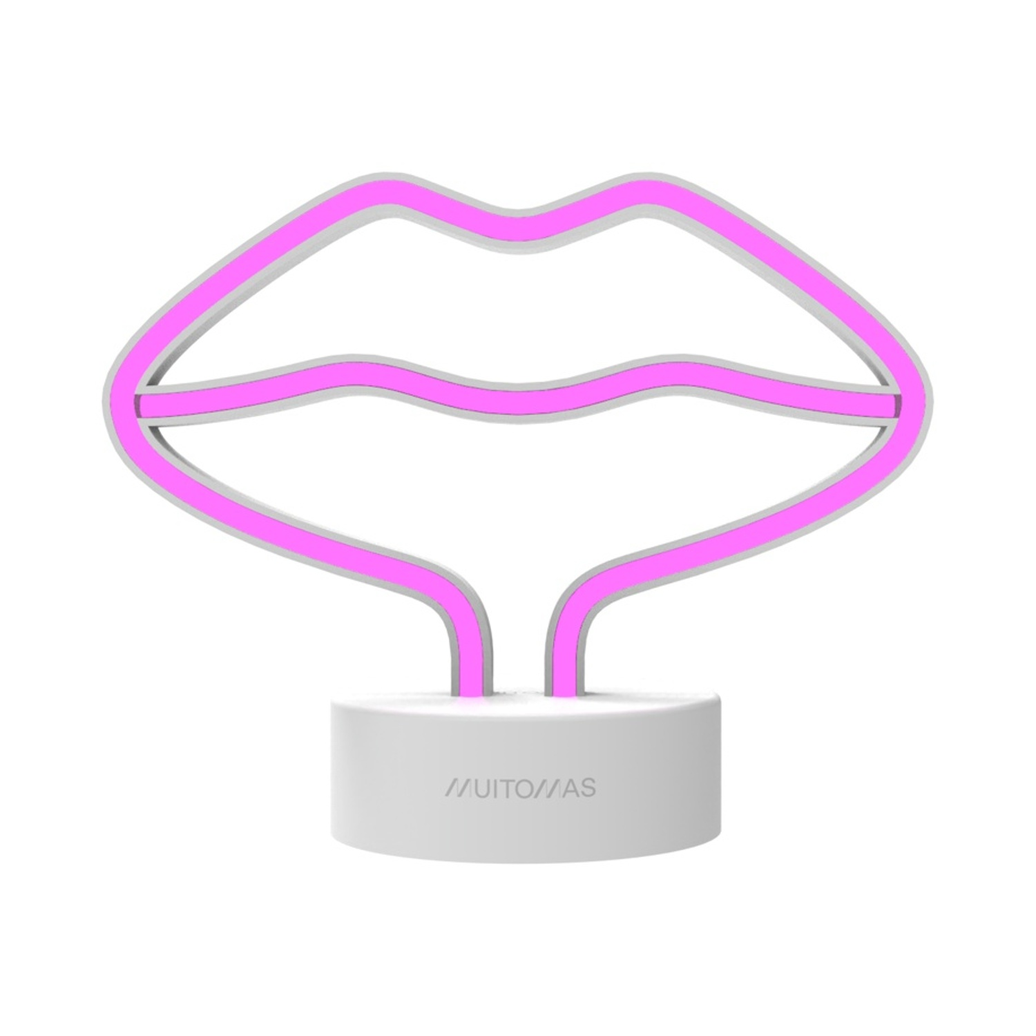 Luce A LED Muitomas Lampada Labbra Usb-C, Bianco