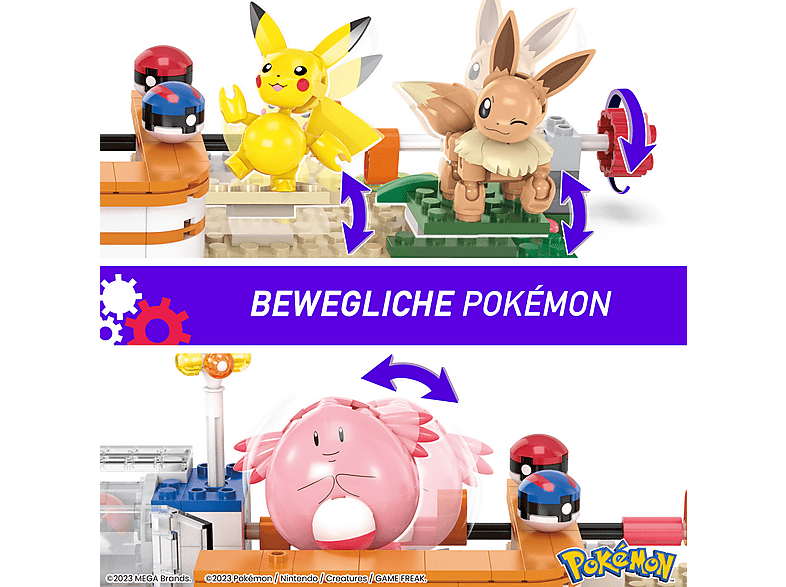 Thumbnail - MEGA HNT93 Pokemon Waldspaß-Center Bausatz Mehrfarbig
