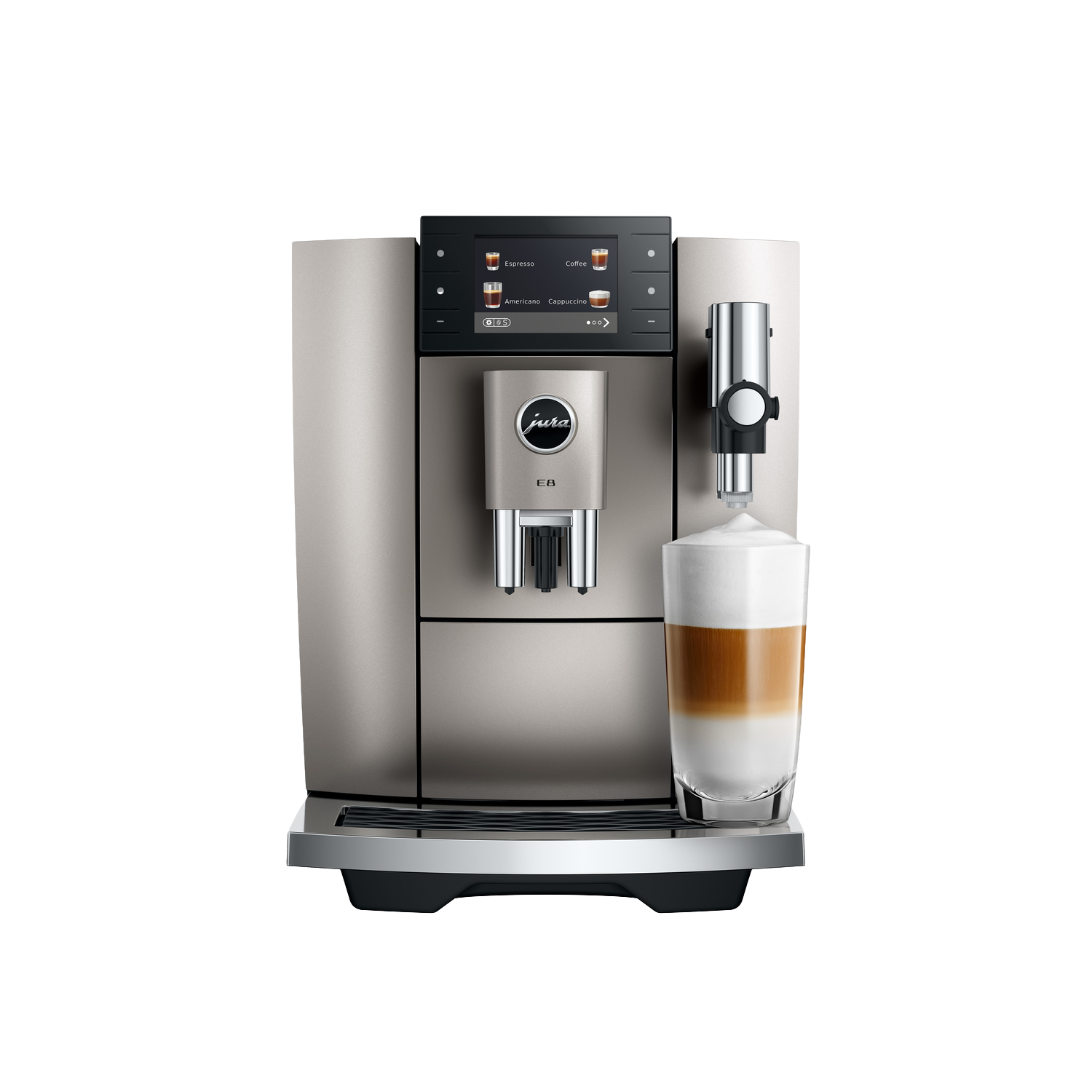 Jura E8 (ed) - Volautomatische Espressomachine Midnight Silver