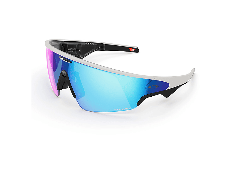 Gafas IA - Meta Oakley Vanguard, Cámara Sony Ultra gran angular 12 MP, Blanco y lentes en zafiro