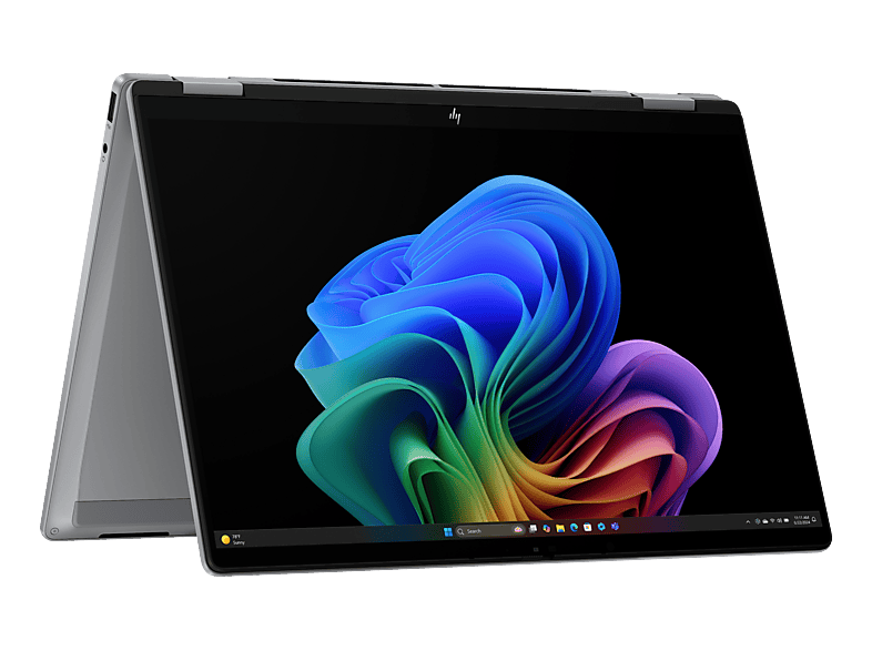 HP OmniBook X Flip 14-fk0614nz, Convertible 2 in 1 Laptop, mit 14 Display Touchscreen, AMD Ryzen™ AI 7 350 Prozessor (16 MB Cache, bis zu 5 GHz), 16 GB RAM, TB SSD, Radeon™ 860M, Meteor Silver, Windows 11 Home