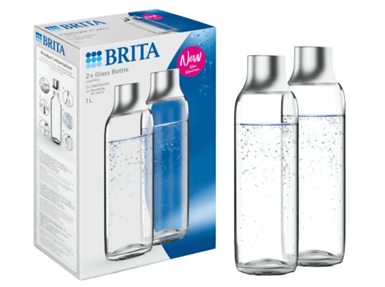Butelka Brita sodaTRIO (2 szt., szklane)