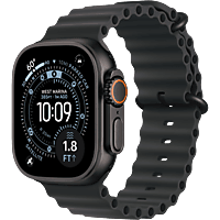 MediaMarkt APPLE Watch Ultra 3 GPS + Cellular - 49mm Black Titanium Case - Black Ocean Band Smartwatch Black aanbieding