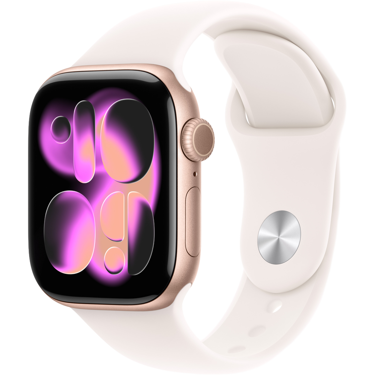 Apple Watch Series 11 gps + Cellular - 42mm Aluminium Case Light Blush Sport Band S/m Smartwatch Rose Gold