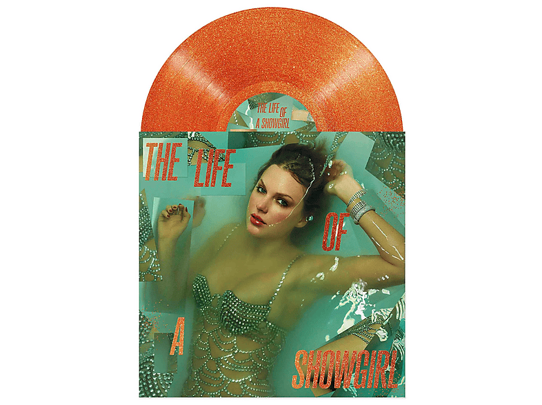 Taylor Swift - The Life of a Showgirl: Sweat and Vanilla Perfume Portofino Orange Glitter LP [Vinyl]