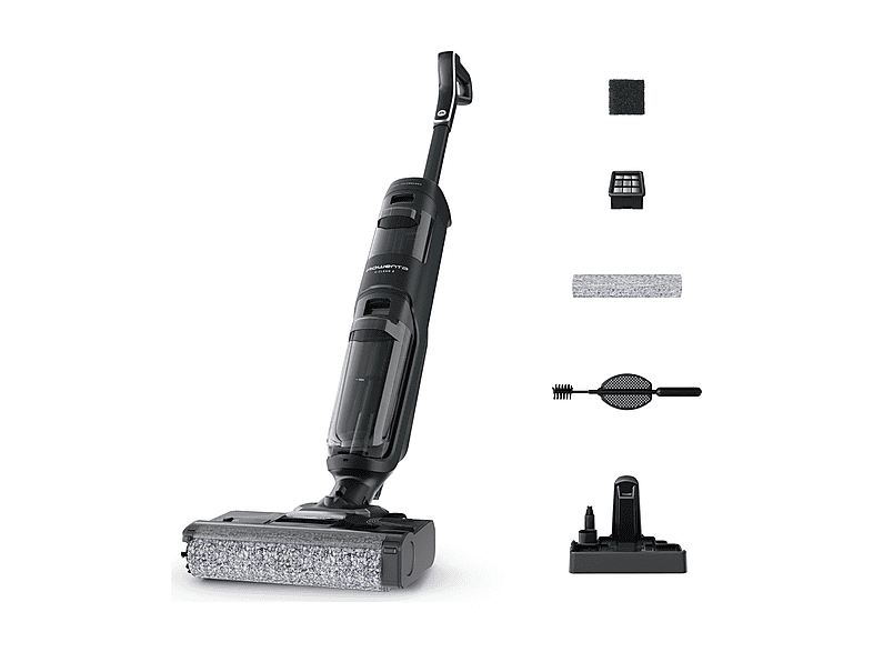 Lavapavimenti Rowenta X-Clean 2 Gz2251, Aspirapolvere Lavapaviment Senza Filo, Autonomia fino a 35 min, Design leggero 1,1 kg, Spazzola laterale,