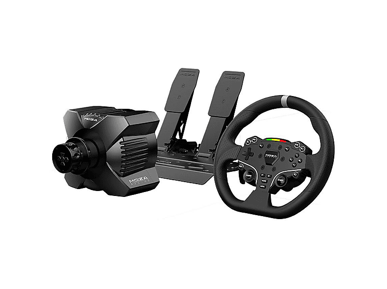 Thumbnail - MOZA RACING R3 SET - PC VERSION, Lenkrad- und Pedalset für Sim Racing, Schwarz