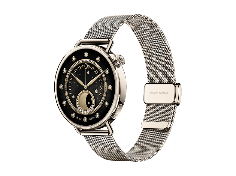 Xiaomi Watch S4, Bluetooth, 41 mm, 1.32 AMOLED, Hasta 8 días, Gold