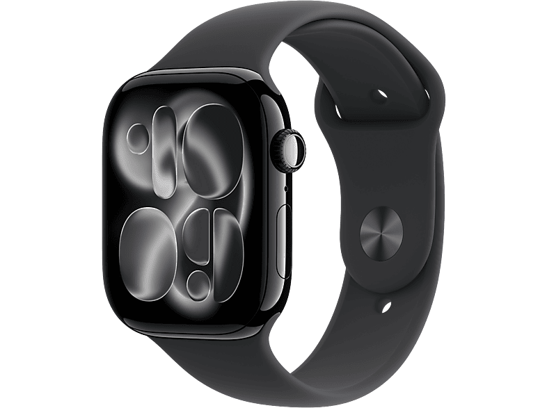 Apple Watch Series 11 gps - 46mm jet Black Aluminium Case - Sport Band M/l