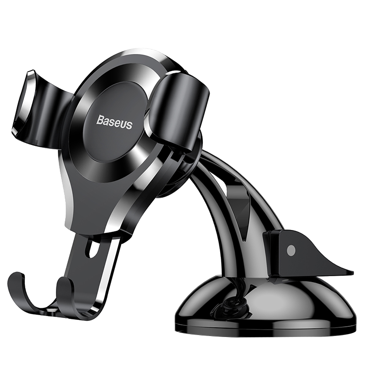 BASEUS Osculum Type Gravity műszerfalra rögzíthető gravitációs autós telefontartó, fekete (SUYL-XP01)