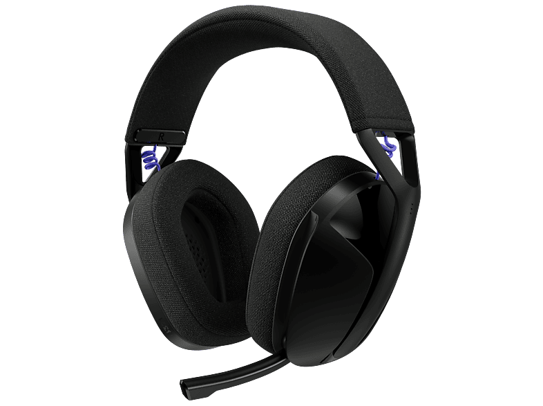 Auriculares gaming - Logitech G G321, Lightspeed-Bluetooth, Micrófono 16 kHz con varilla abatible, 20hs batería, PC, PS4-PS5, Nintendo Switch, Negro