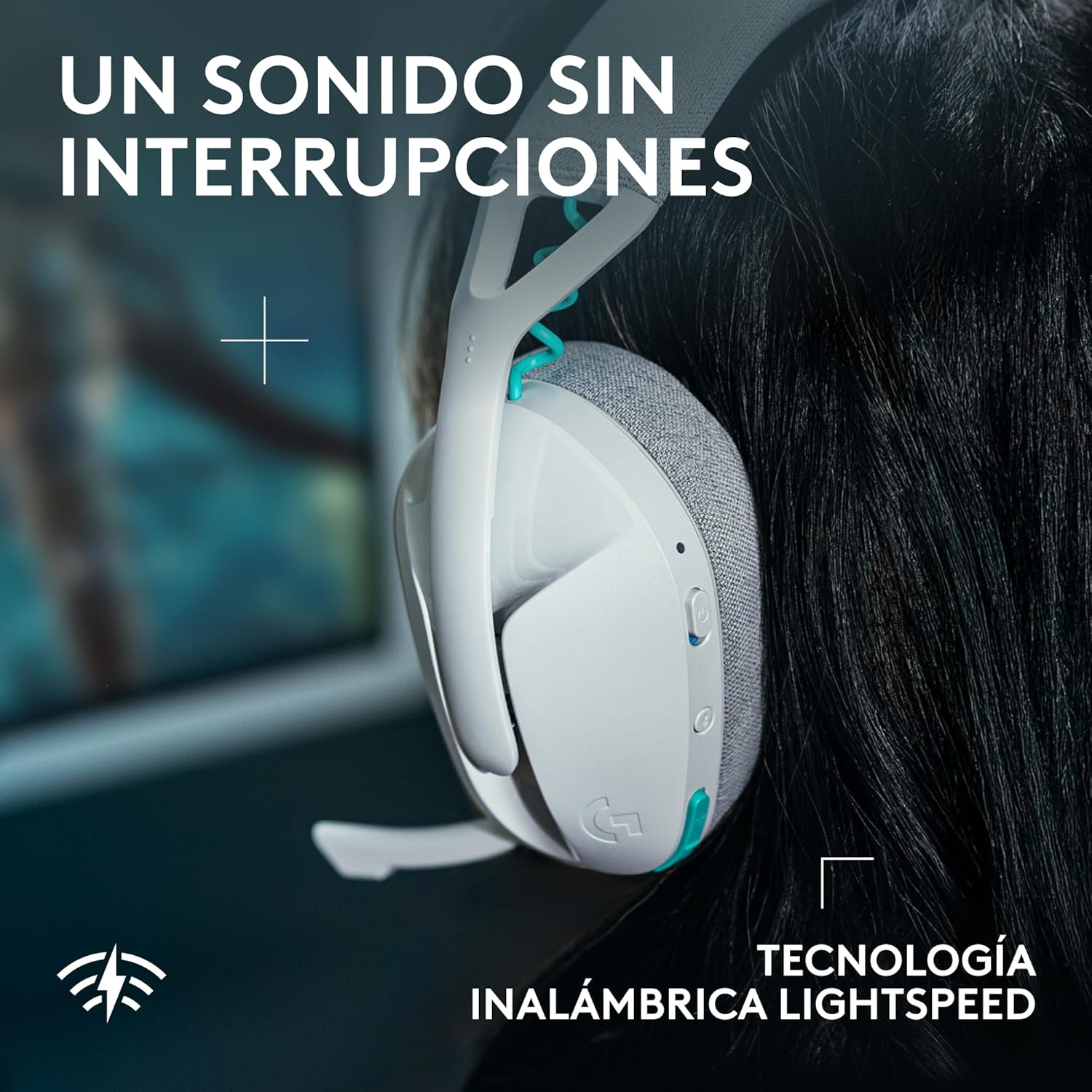 Auriculares inalámbricos con sonido sin interrupciones y Tecnología inalámbrica LIGHTSPEED