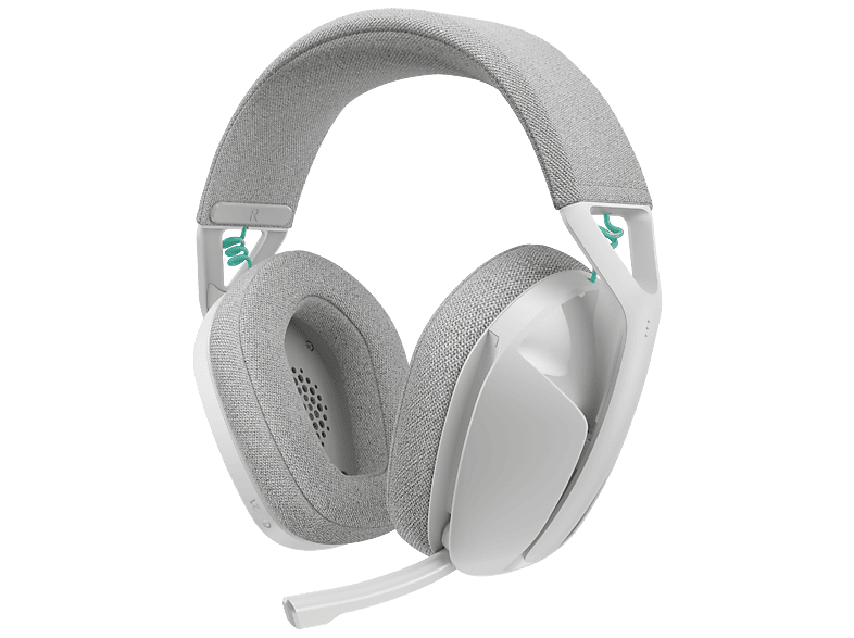 Auriculares gaming - Logitech G G321, Lightspeed-Bluetooth, Micrófono 16 kHz con varilla abatible, 20hs batería, PC, PS4-PS5, Nintendo Switch, Blanco