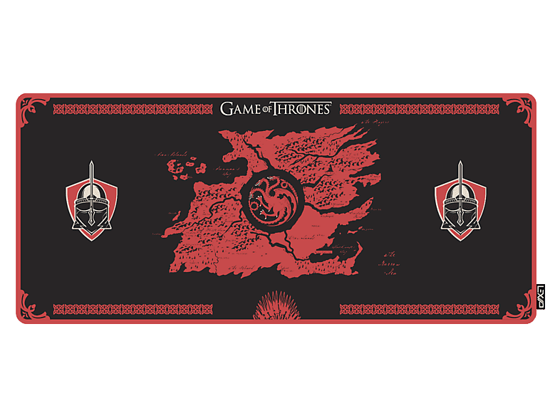 Podkładka pod mysz i klawiaturę LEXIP GAMING Targaryen - Game of Thrones Czarny