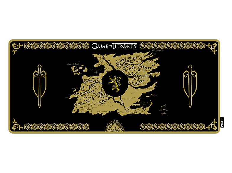 Podkładka pod mysz i klawiaturę LEXIP GAMING Lannister - Game of Thrones Czarny
