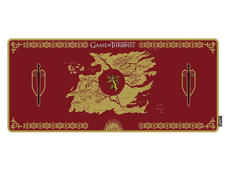 Podkładka pod mysz i klawiaturę LEXIP GAMING Lannister - Game of Thrones Czerwony