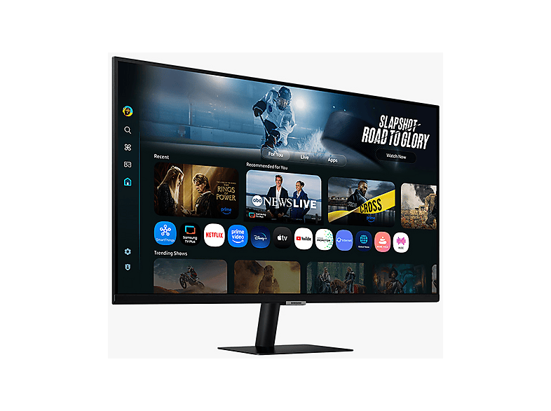SAMSUNG M70F LS32FM700UUXEN 32 Zoll Smart Monitor, UHD 4K, 4 ms Reaktionszeit, 300 cd/m², 60 Hz, Schwarz — Foto 4 von 5