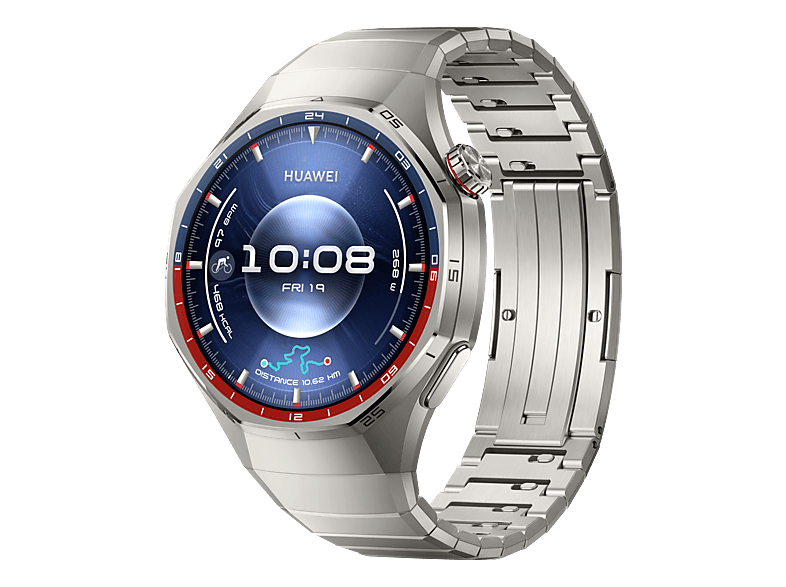 HUAWEI WATCH GT 6 Pro (46 mm) Smartwatch Titanlegierung Titanium, 140-210 mm, Titangrau/Braun