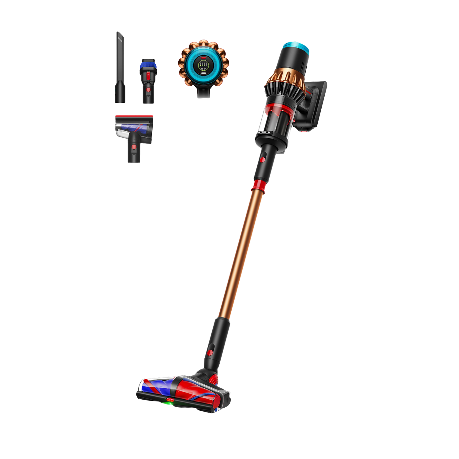 DYSON V16 Piston Animal Steelstofzuiger Mat zwart/ Koper