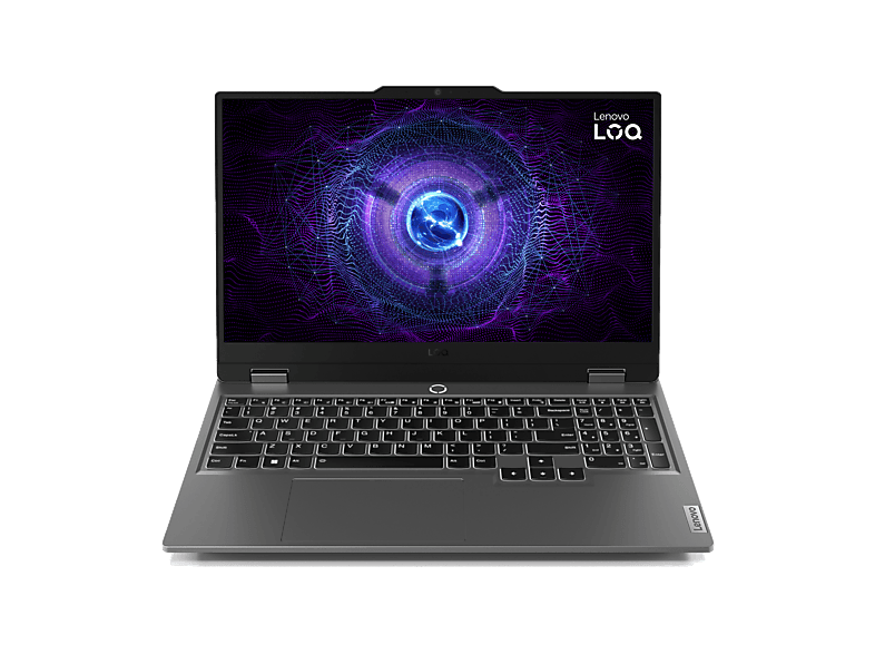 Portátil gaming - Lenovo LOQ 15IAX9, 15.6" Full-HD, Intel® Core™ i5-12600HX, 24GB RAM, 512GB SSD, GeForce RTX™ 4050, Sin sistema operativo, Gris