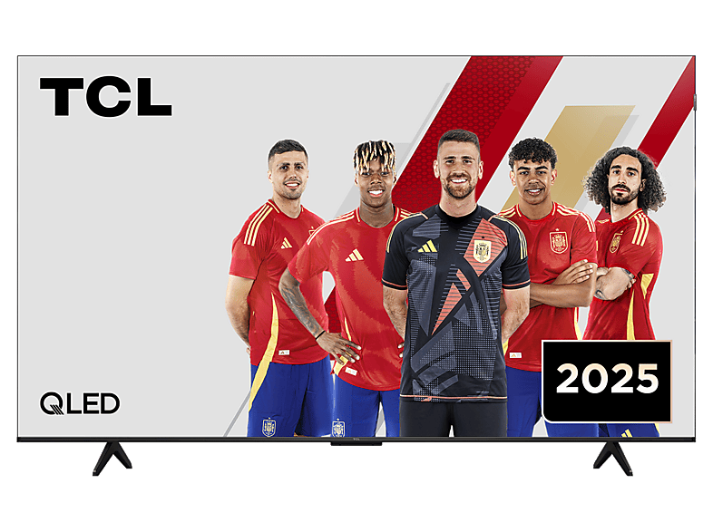 TV QLED 43" - TCL 43P7K, UHD 4K, AiPQ Processor, Smart TV, DVB-T2, 60 Hz, Pantalla HVA, Dolby Atmos, Negro