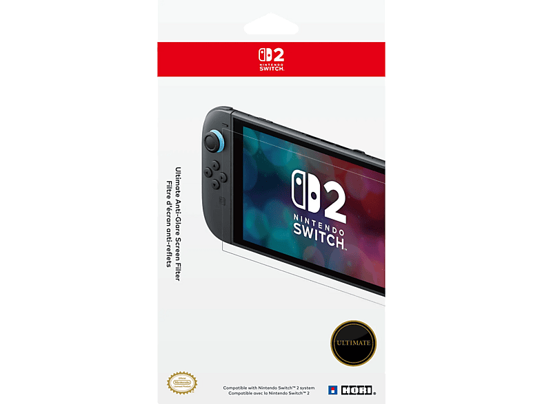 Protector Pantalla - Hori NSX-058E, Para Nintendo Switch 2, Antireflejos, Transparente