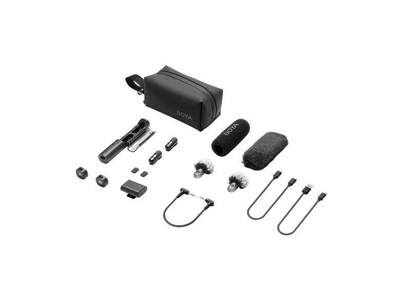 Boya Magic 02 voor Usb C, Lightning & 3,5mm
