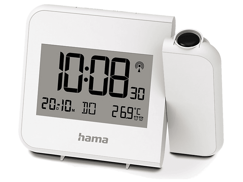 Budzik z projektorem HAMA Hvar 222206 Biały