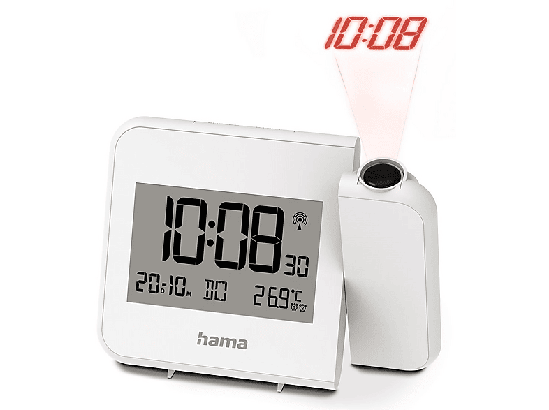 Budzik HAMA Hvar Projektor 222206 Biały – zdjęcie 2