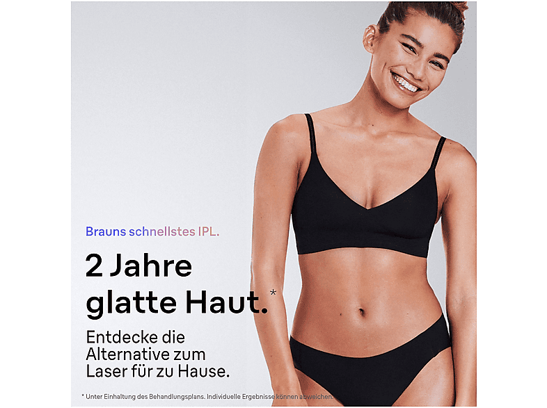 BRAUN Smart IPL Skin i·expert, 3 Aufsätze, PL7253 Haarentfernung Weiß/Rosegold
