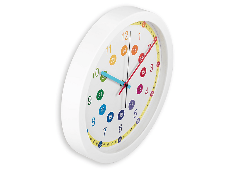 Hama ZEGAR ŚCIENNY DZIECIĘCY EASY LEARNING SAL 30 cm – zdjęcie 3