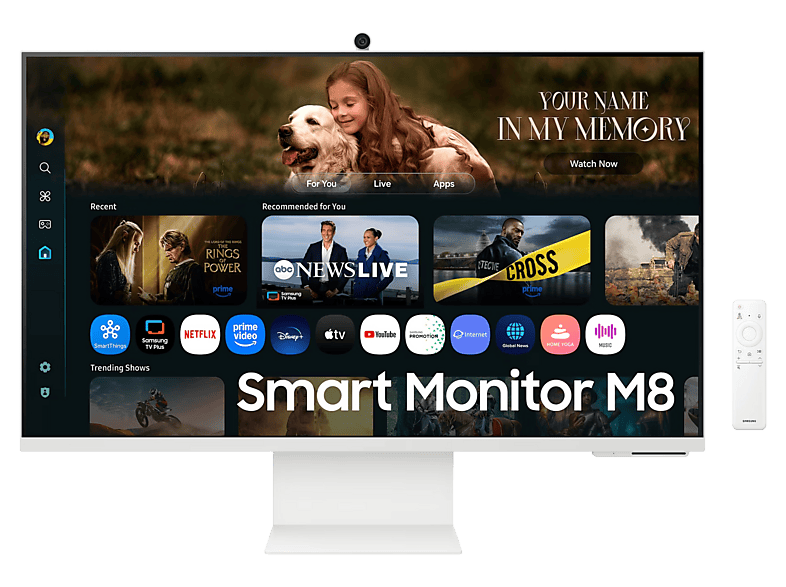 Samsung Monitor Smart M8 32'' 60Hz 4K UHD M80F LS32FM801UUXDU