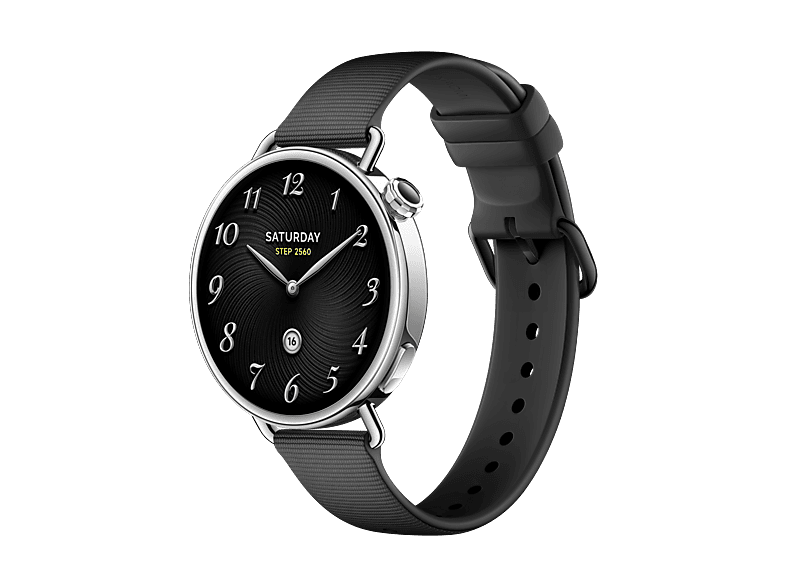 Xiaomi Watch S4 41mm Fluororubber Strap Zwart Smartwatch