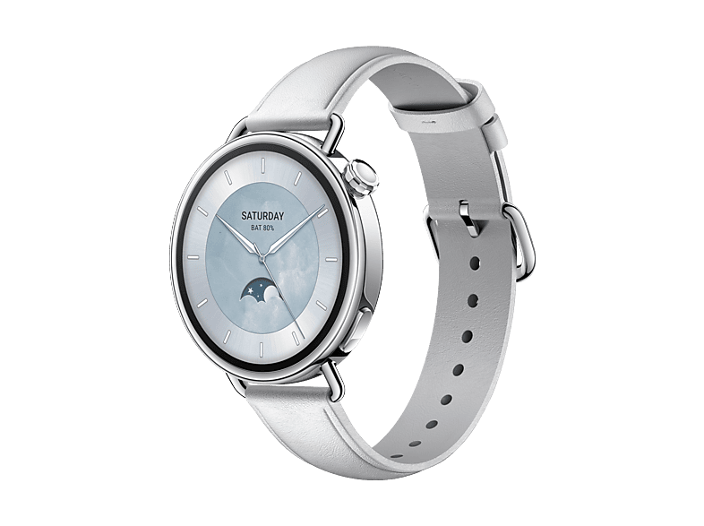 Xiaomi Watch S4 41mm Leather Strap - Wit Smartwatch