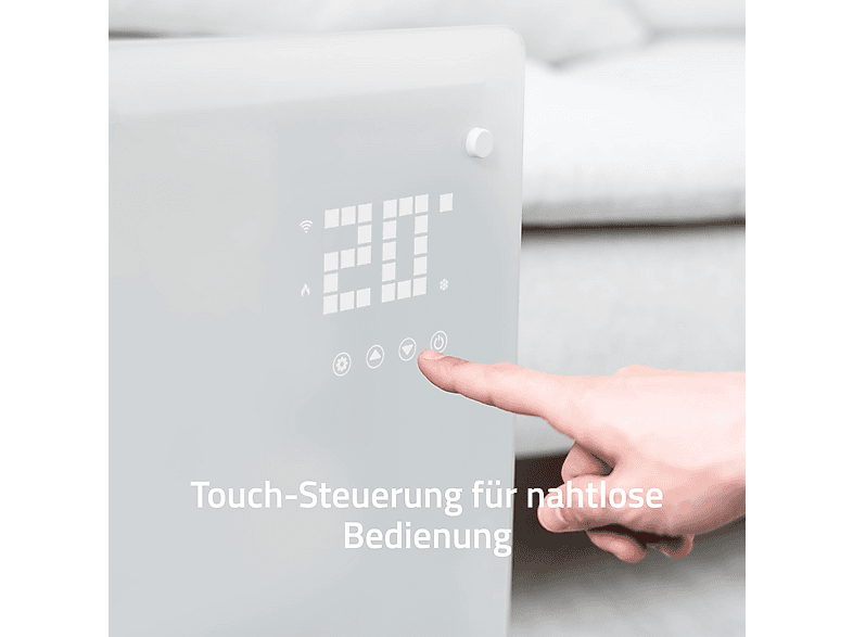 Thumbnail - HOMBLI Smart Glass Convection Heater 2000W Heizkörper