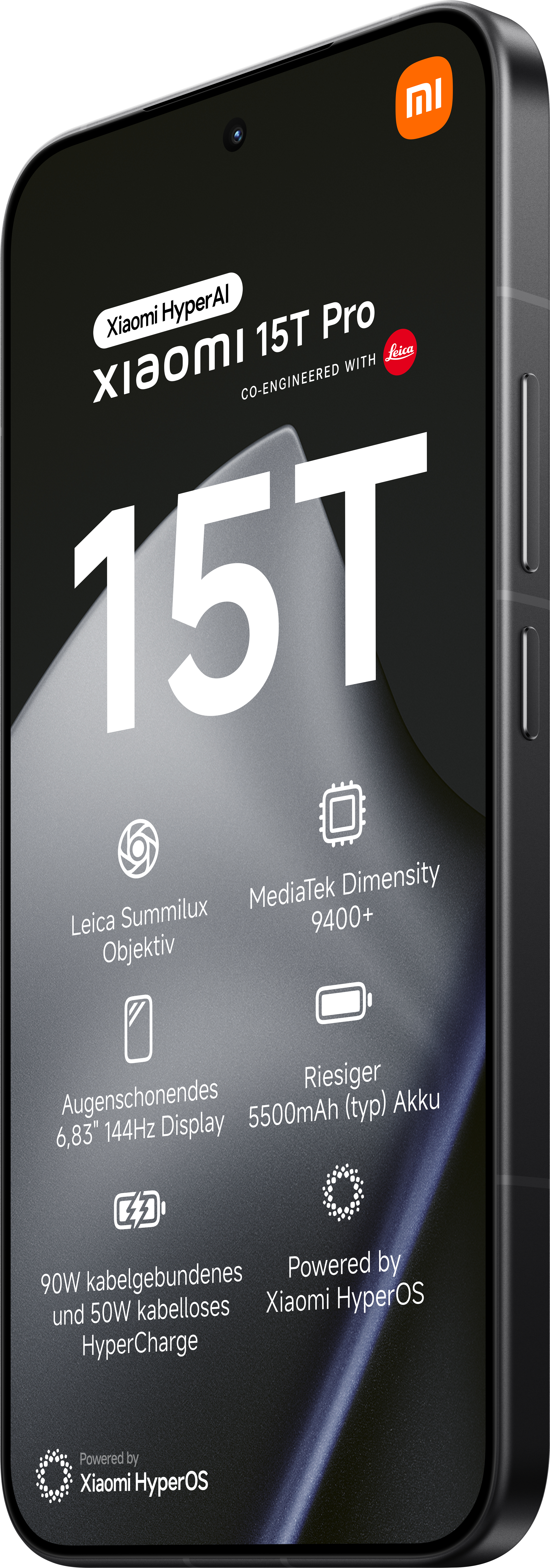 XIAOMI 15T Pro 512 GB Black Dual SIM 512 Black Ja Smartphone