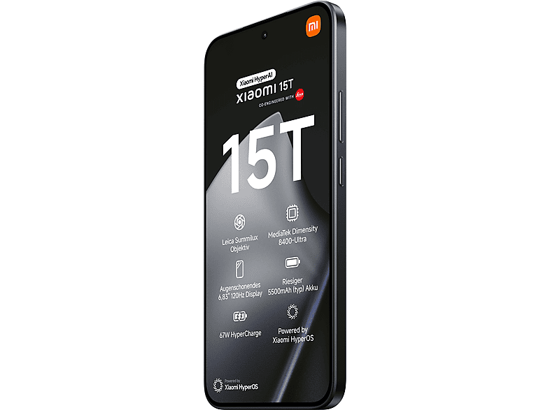 Thumbnail - XIAOMI 15T 256 GB Black Dual SIM