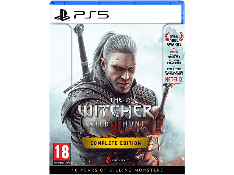 Wiedźmin 3: Dziki Gon - Edycja Kompletna + Jubileuszowy Steelbook Gra PS5