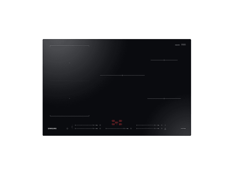 SAMSUNG NZ85C5047FK/U1 PIANO COTTURA A INDUZIONE, 5 zone di cottura, dimensioni: L 80 cm, P 52 Nero