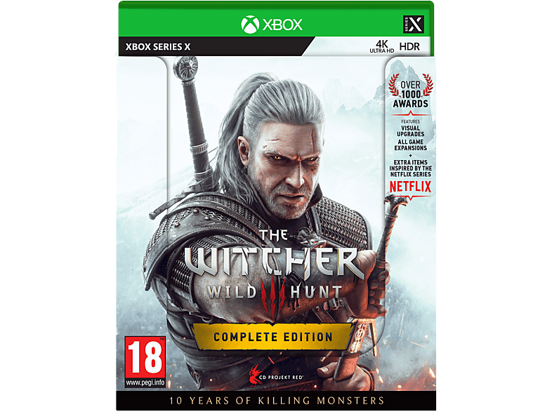 Wiedźmin 3: Dziki Gon Edycja Kompletna + Jubileuszowy Steelbook Gra na Xbox Series X
