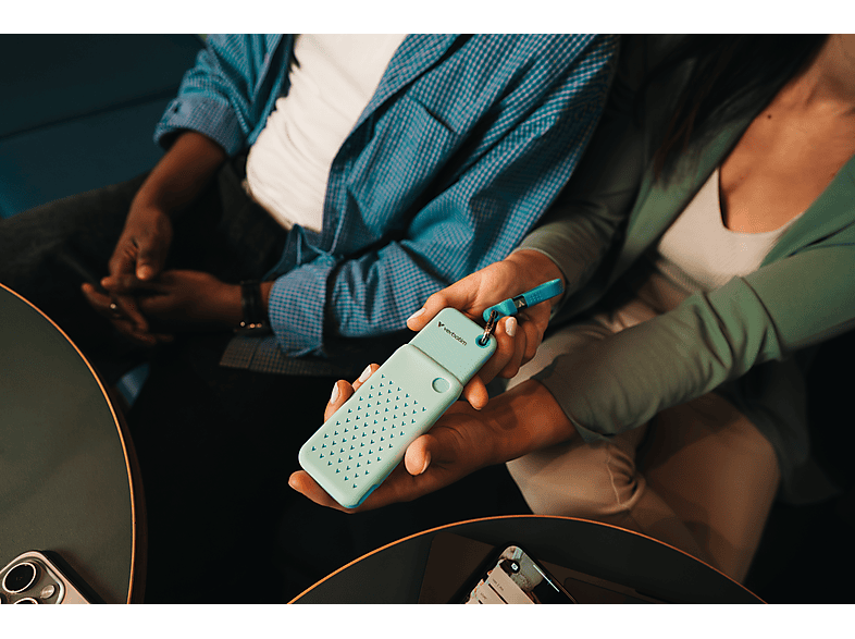 Thumbnail - VERBATIM Pocket Festplatte, 1 TB SSD, extern, Polar Blue