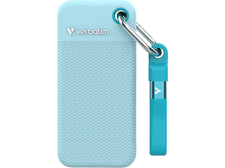 Thumbnail - VERBATIM Pocket Festplatte, 1 TB SSD, extern, Polar Blue