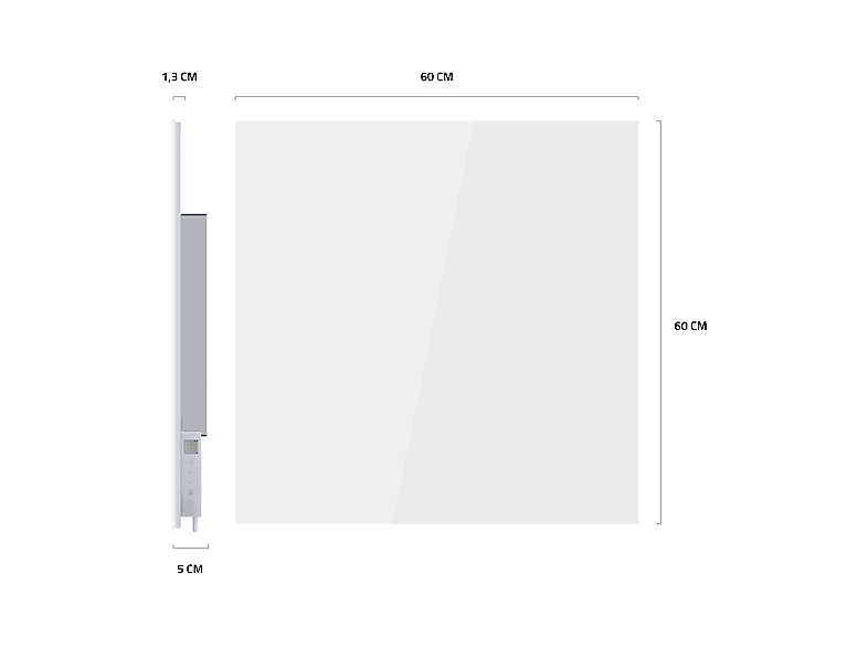 Thumbnail - HOMBLI Smartes Infrarot Glas 400W Heizkörper