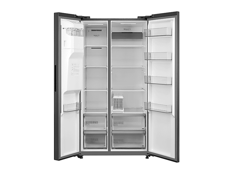 MIDEA MDRS761MYC45 Side by (C, 1793 mm hoch, Dark Inox)