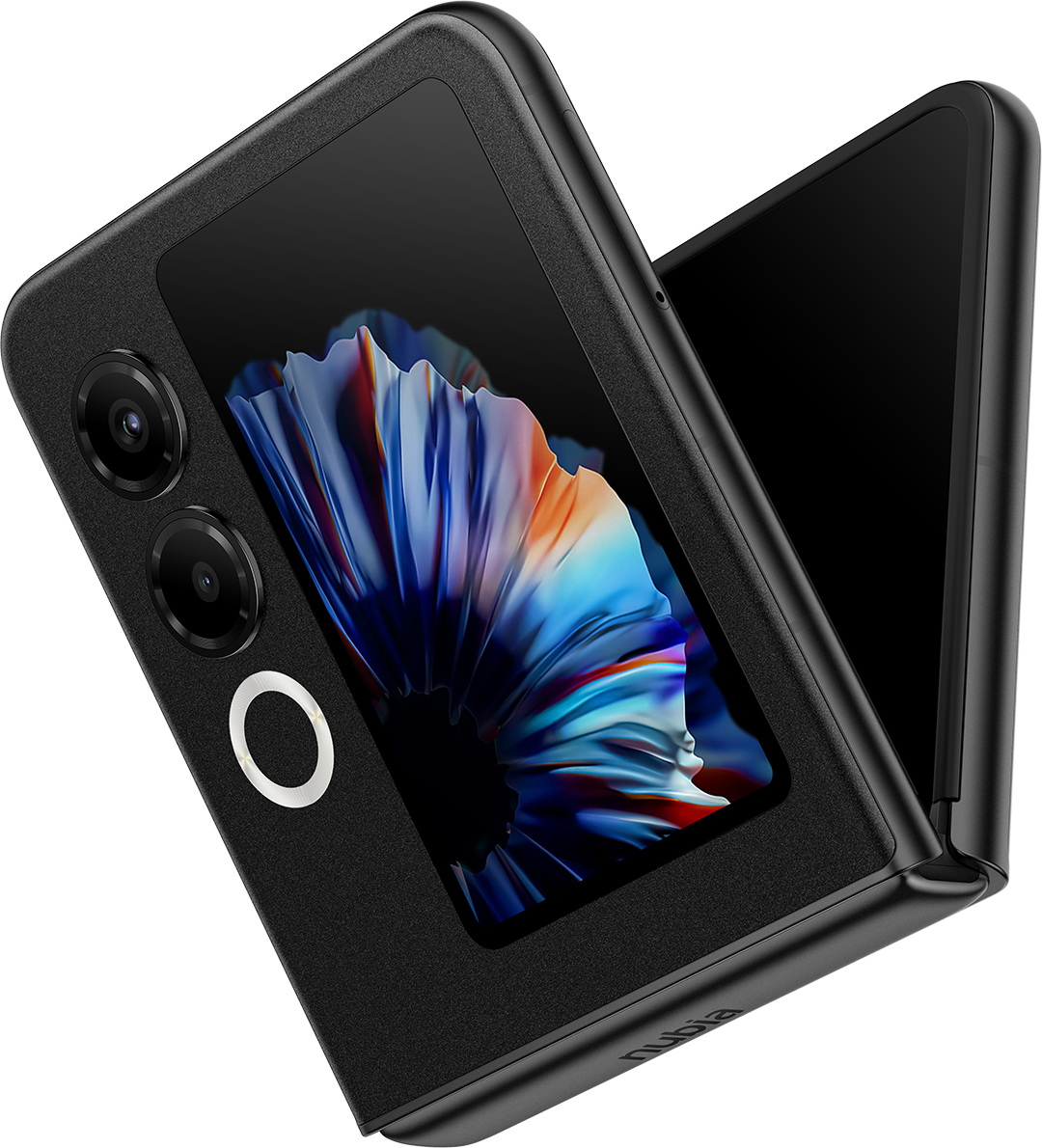 ZTE NUBIA FLIP2 5G 8/256 GB DualSIM Fekete Kártyafüggetlen Okostelefon