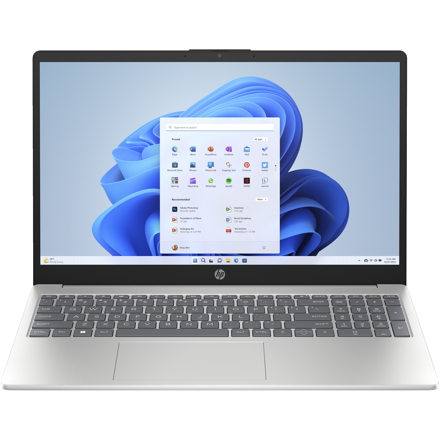 HP Laptop 15-fd0803nd - 15.6 Inch Full Hd Intel N100 4 Gb 128 Uhd Graphics afbeelding
