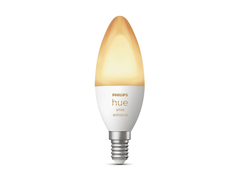 Lampadina LED smart Philips Hue WhiteAmb E14 25W