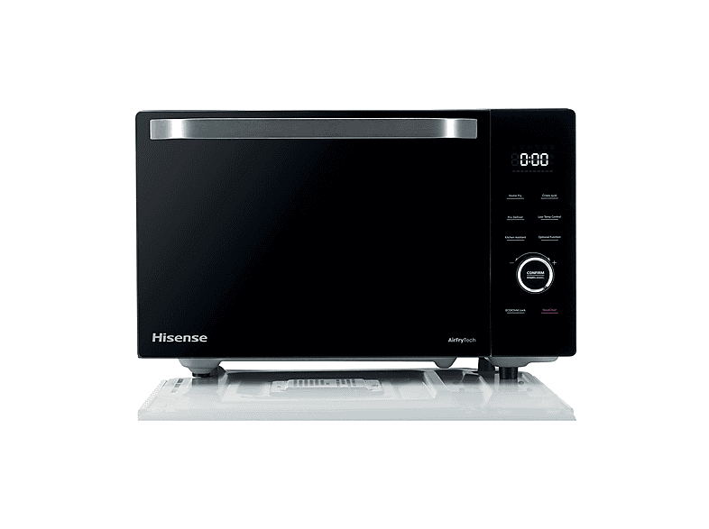 MICROONDE HISENSE H30MOBS10HC, capacità 30 l, potenza microonde max 1000 W, Funzione grill, Potenza grill 2400 5 livelli di potenza, Nero