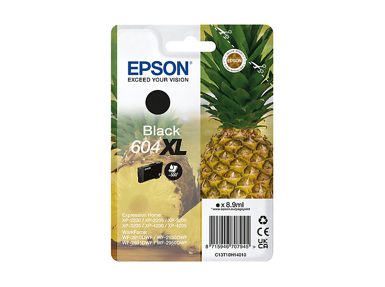 Cartuccia Epson Ananas 604Xl Nero